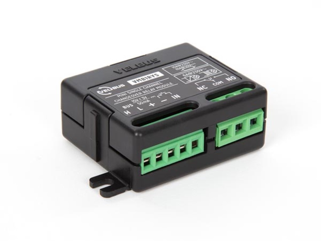 [VMB1RYS] Mini Single Channel Changeover Relay Module (for Standalone and Velbus Operation)
