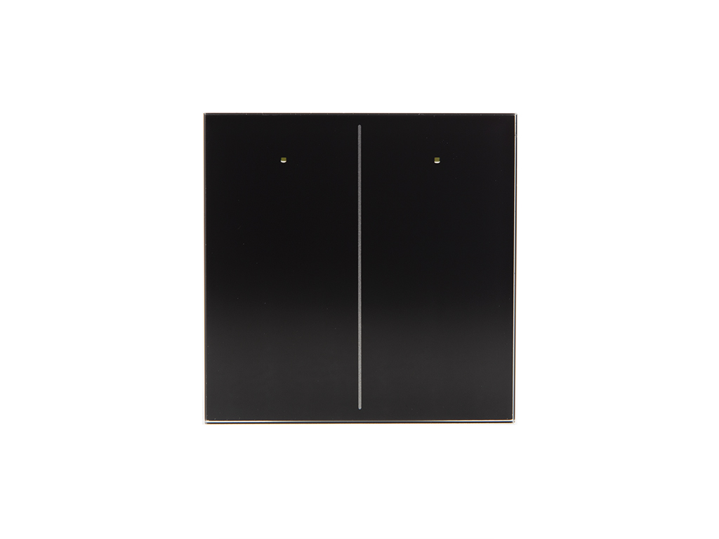 [VMBGP2-B-20] Glass Panel control module with 2 touch keys (Black Edition)