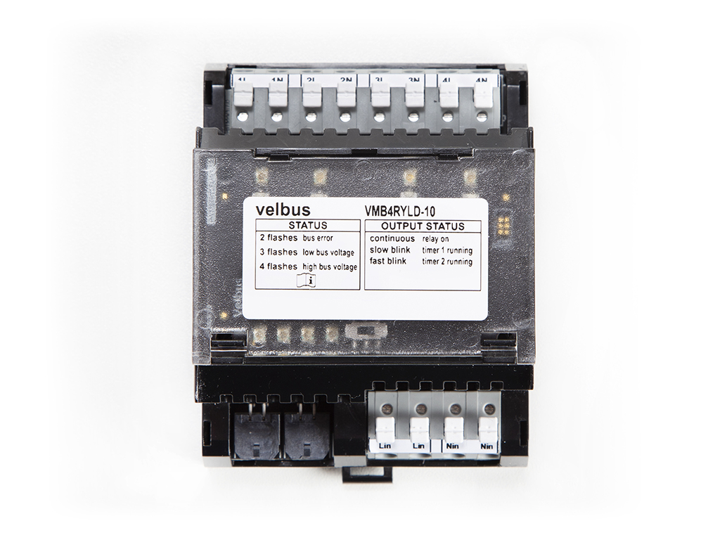 [VMB4RYLD-10] Four-channel relay module with voltage outputs