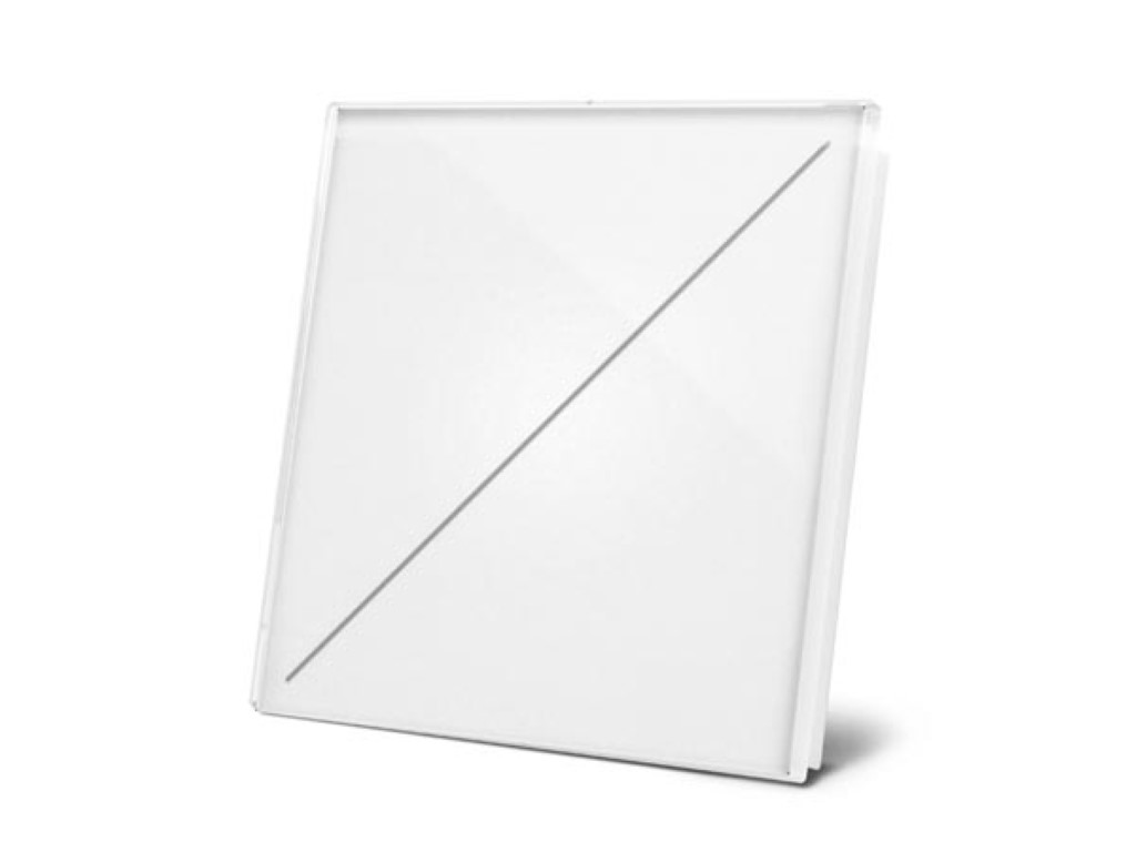 [VMBEL2-PG] Edge Lit control module with 2 touch keys - glossy pure white