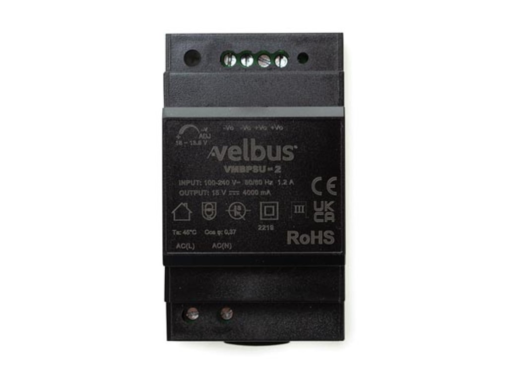 [VMBPSU-2] Velbus DIN rail Power Supply 15VDC - 4A